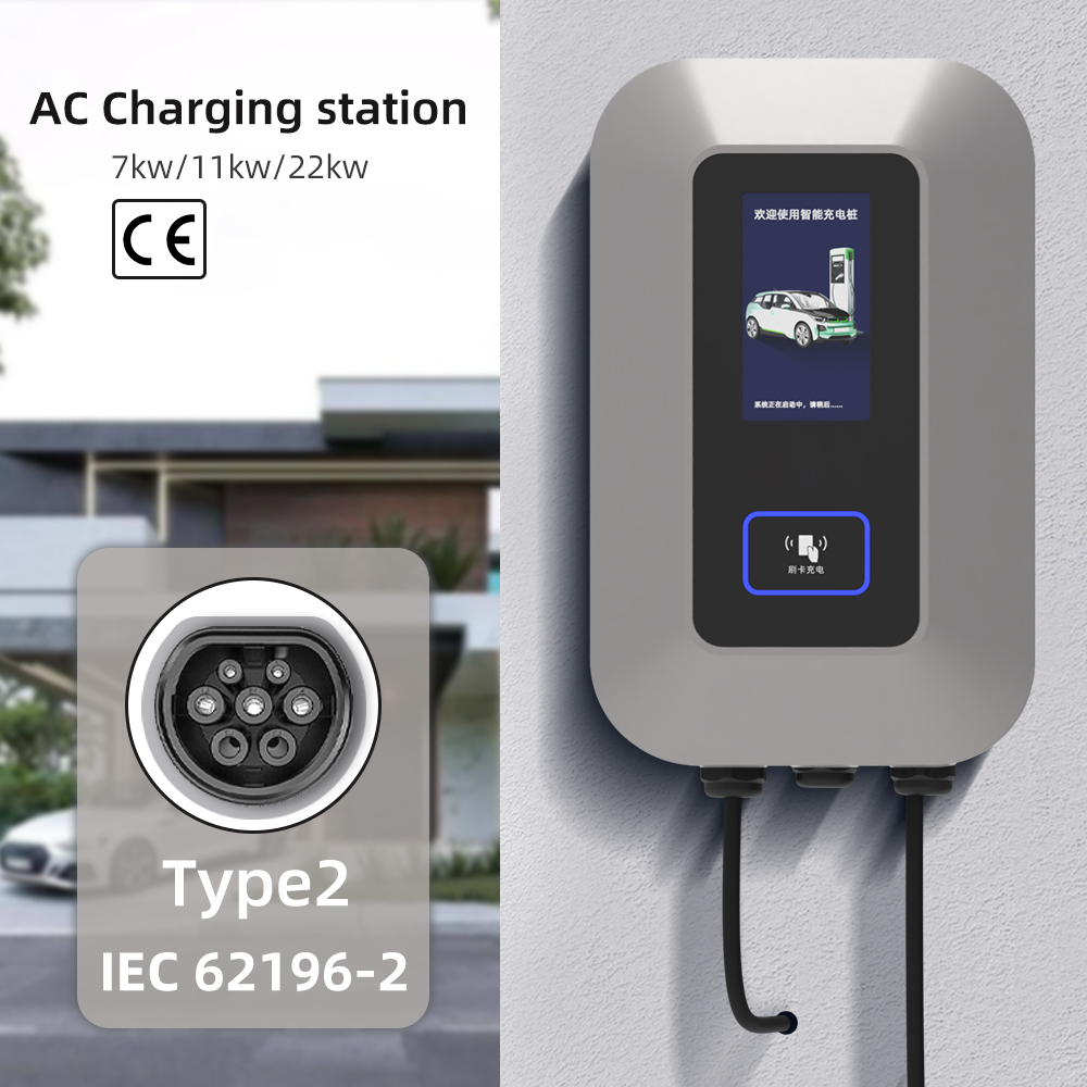 Ev Charger Type 2 22Kw 32A 3 Phase - สถานีชาร์จรถยนต์ไฟฟ้า 32A 22KW 3 เฟส ชนิดที่
