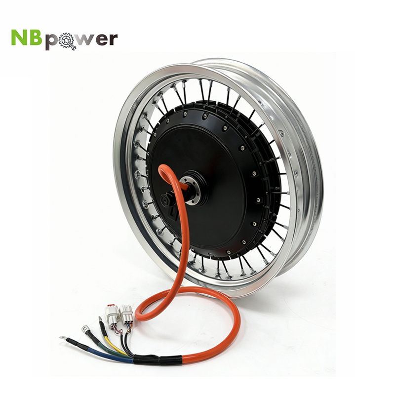Qs Motor 273 8000W Hub Motor - มอเตอร์ล้อจักรยานไฟฟ้าสีสันสดใส 17x3.0 NBpower/QS V3 273 40H