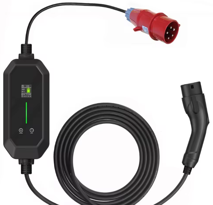 Ev Charger Type 2 22Kw 32A 3 Phase - เครื่องชาร์จรถยนต์ไฟฟ้าแบบพกพา TARY 32a 3 เฟส 22