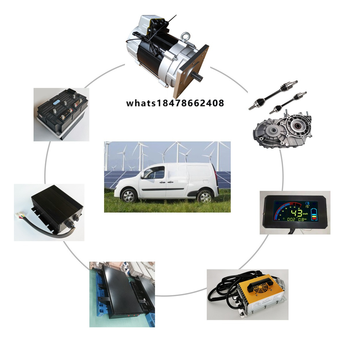 ชุดแปลงมอเตอร์ไฟฟ้าสำหรับรถยนต - Ev Electric Motor Conversion Kit Car บทวิจารณ์และราคา