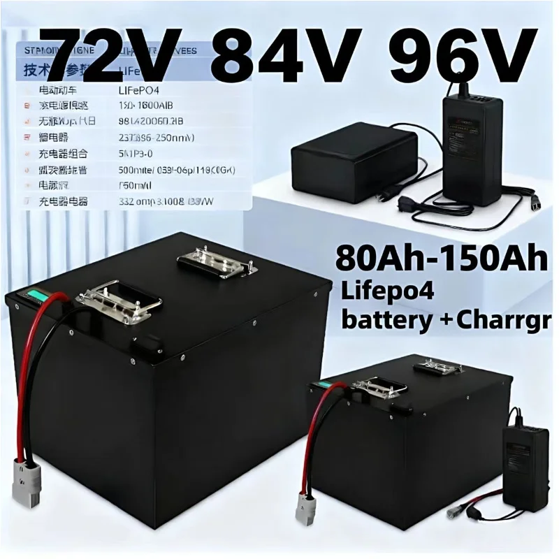 ชุดแบตเตอรี่ LIFEPO4 พร้อมระบบ - Lifepo4 72V 100Ah Battery Pack Ev บทวิจารณ์และราคา